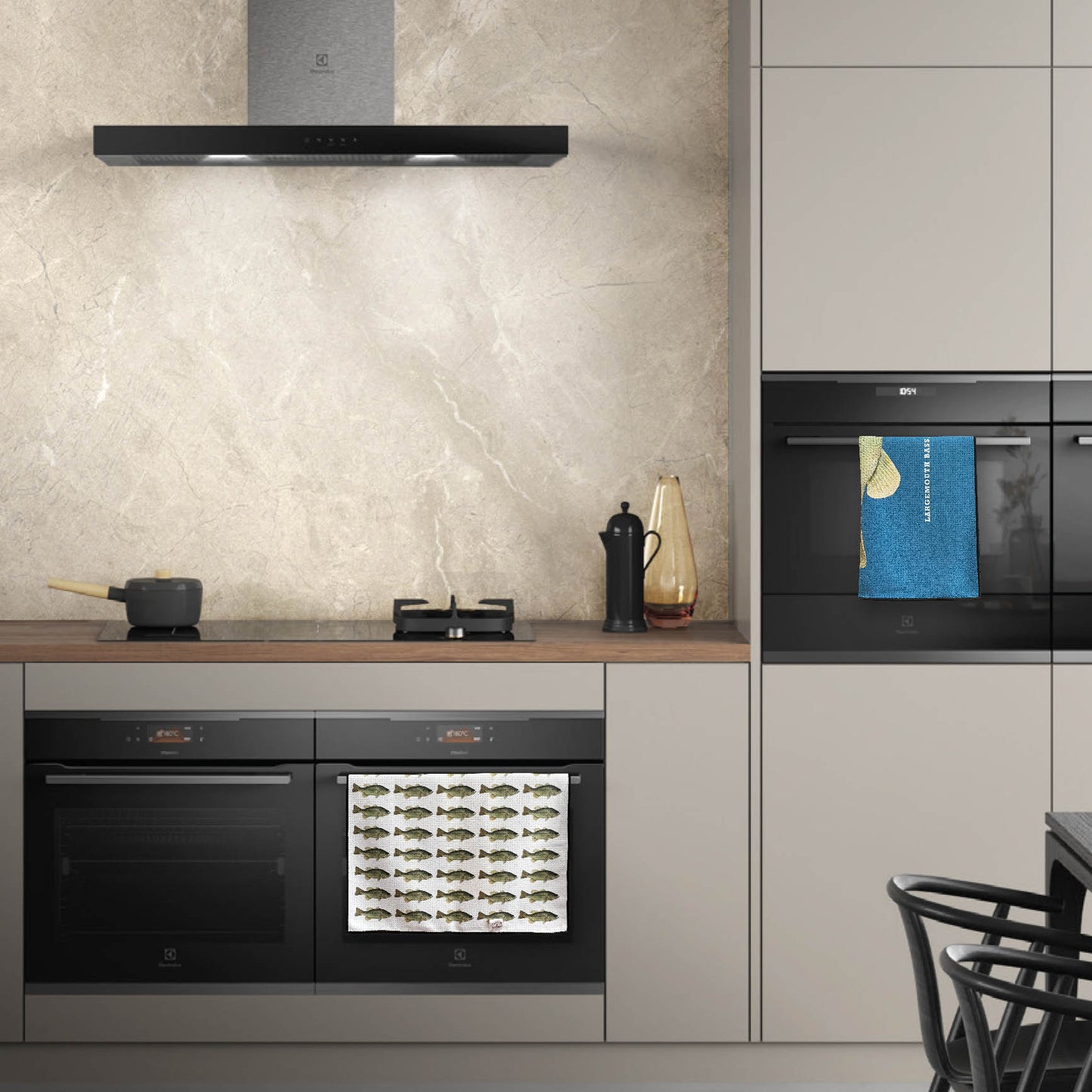 Largemouth Bass Fish Dish Towel/Tea Towel