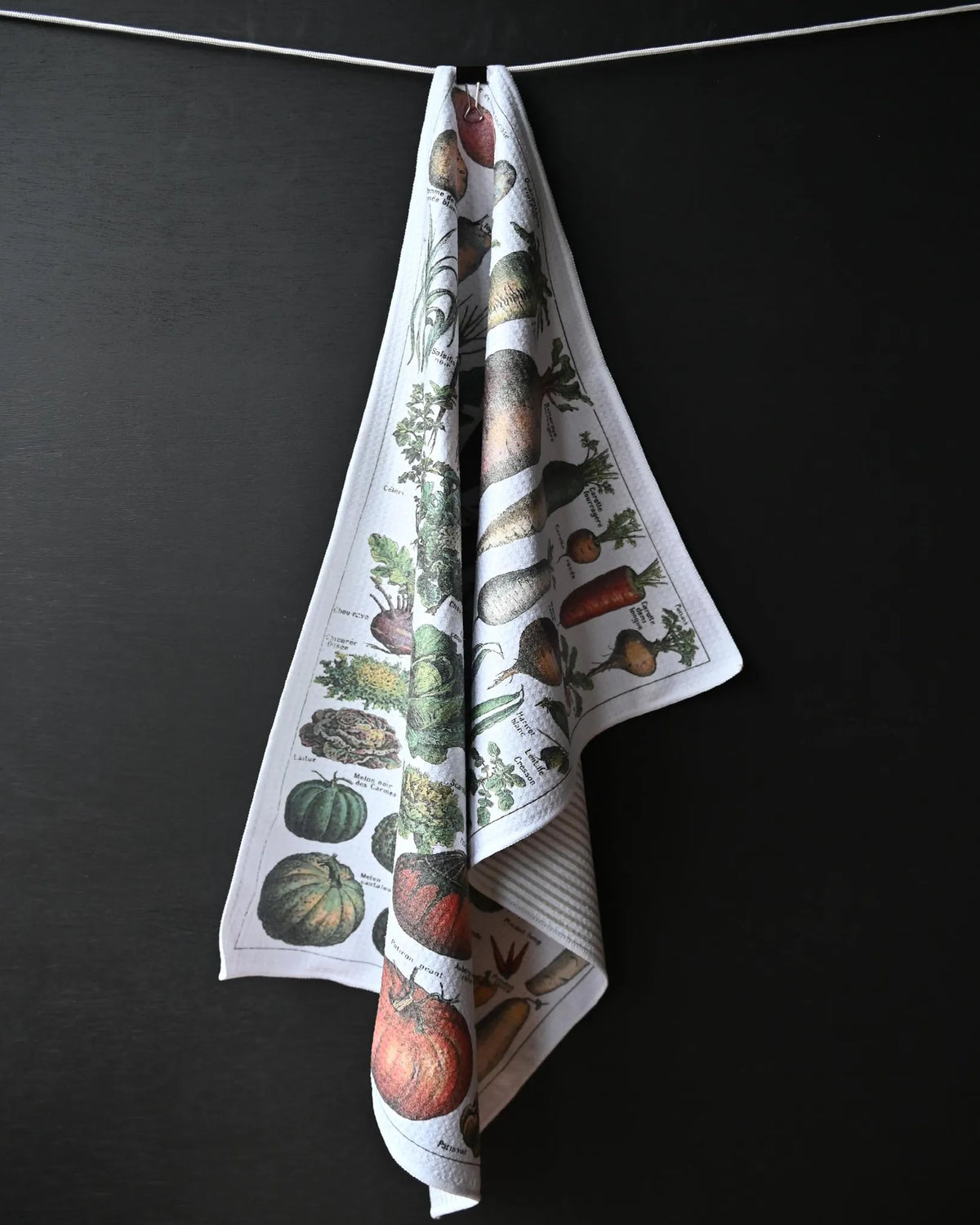 French Vegetables Tea Towel - JONESY & JONESY